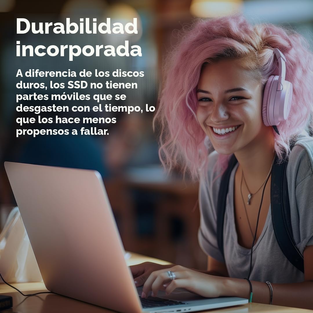 Crucial BX500 2TB 3D NAND SATA SSD interno de 2.5 pulgadas, hasta 540MB/s - CT2000BX500SSD1, unidad de estado sólido