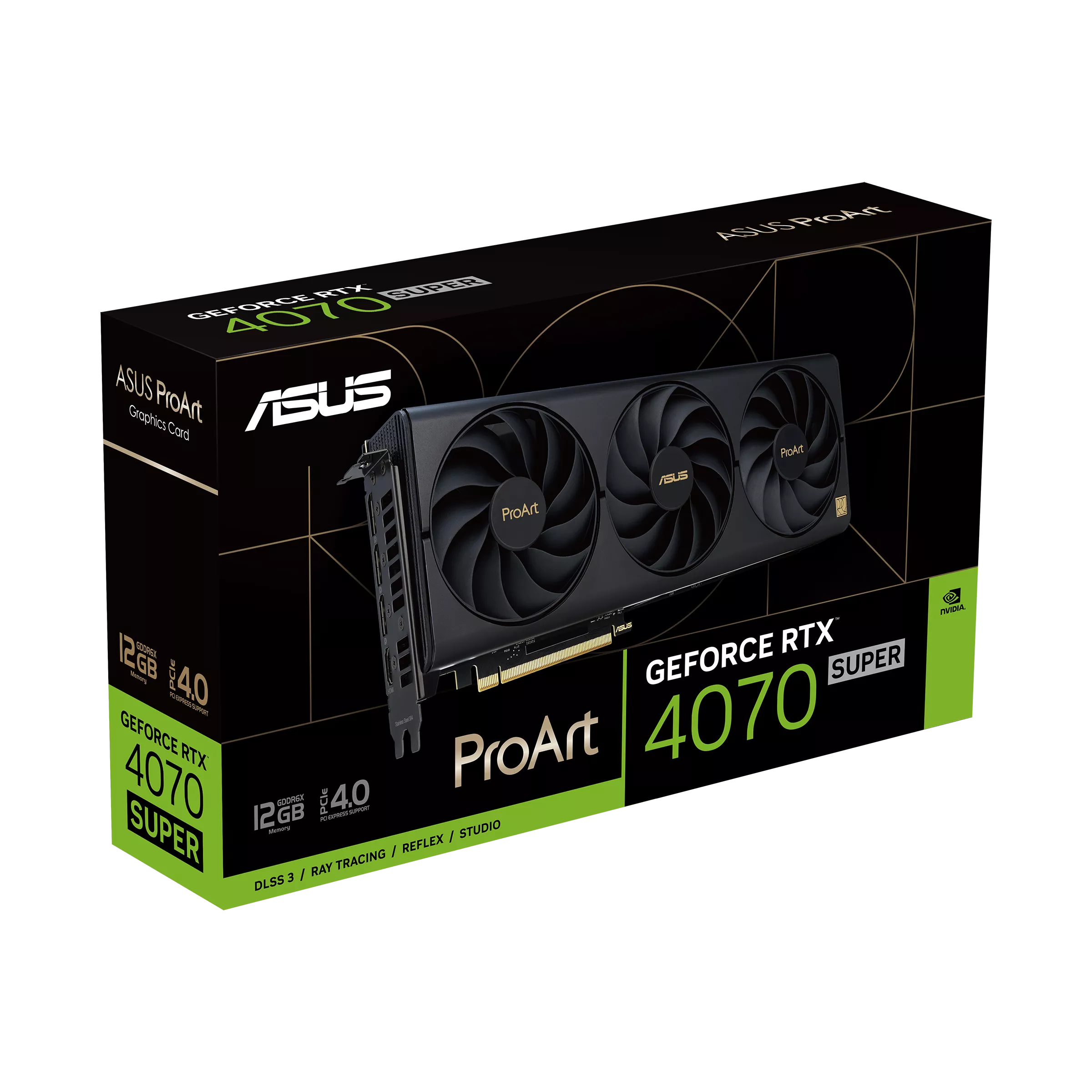 ASUS Tarjeta gráfica ProArt GeForce RTX™ 4070 SUPER de 12 GB GDDR6X