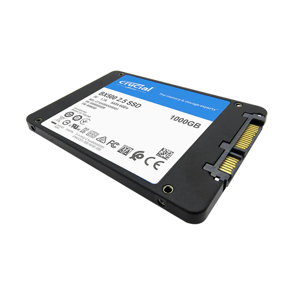 Crucial® BX500 1000GB 3D NAND SATA 2.5-inch SSD - 3yr Warranty