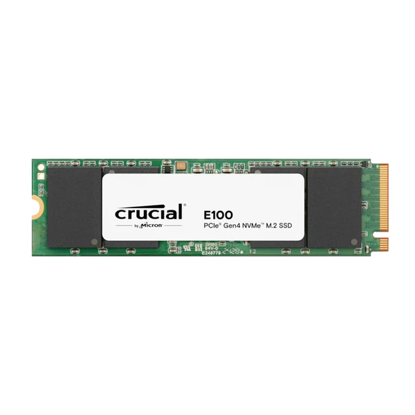 Disco de estado Sólido SSD PCI-E 4.0 M.2 2280 1TB NVME E100 CT1000E100SSD8 5000 MB/S, marca Crucial