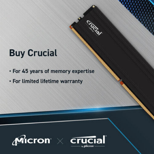 Crucial 32GB 5600 MHz DDR5 Pro RAM Kit (2 x 16GB)