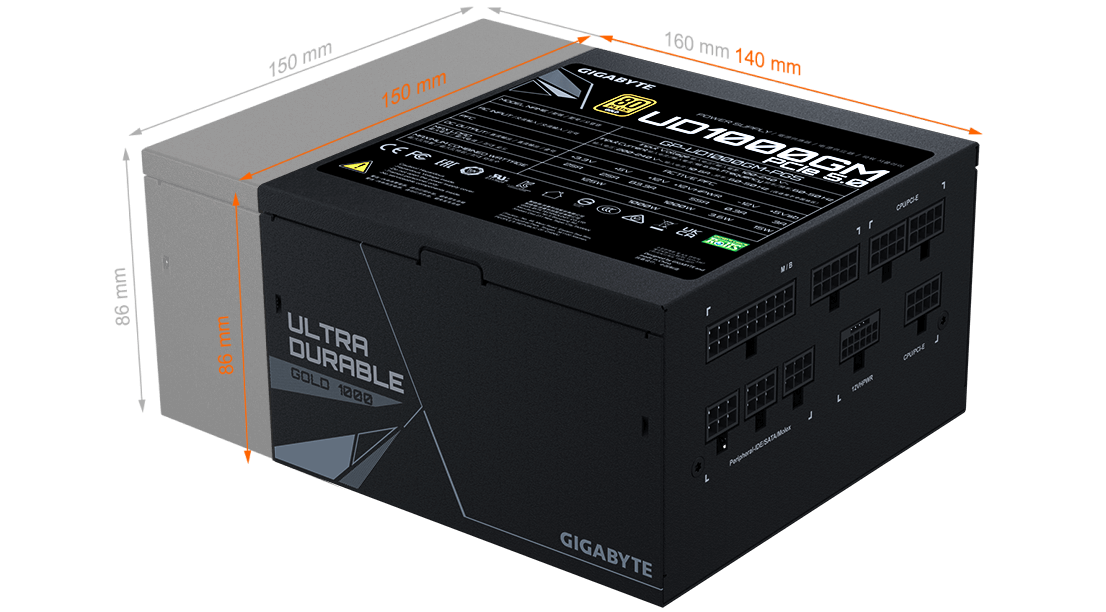 Fuente de Poder GPUD1000GM PG5 (rev. 1.0)