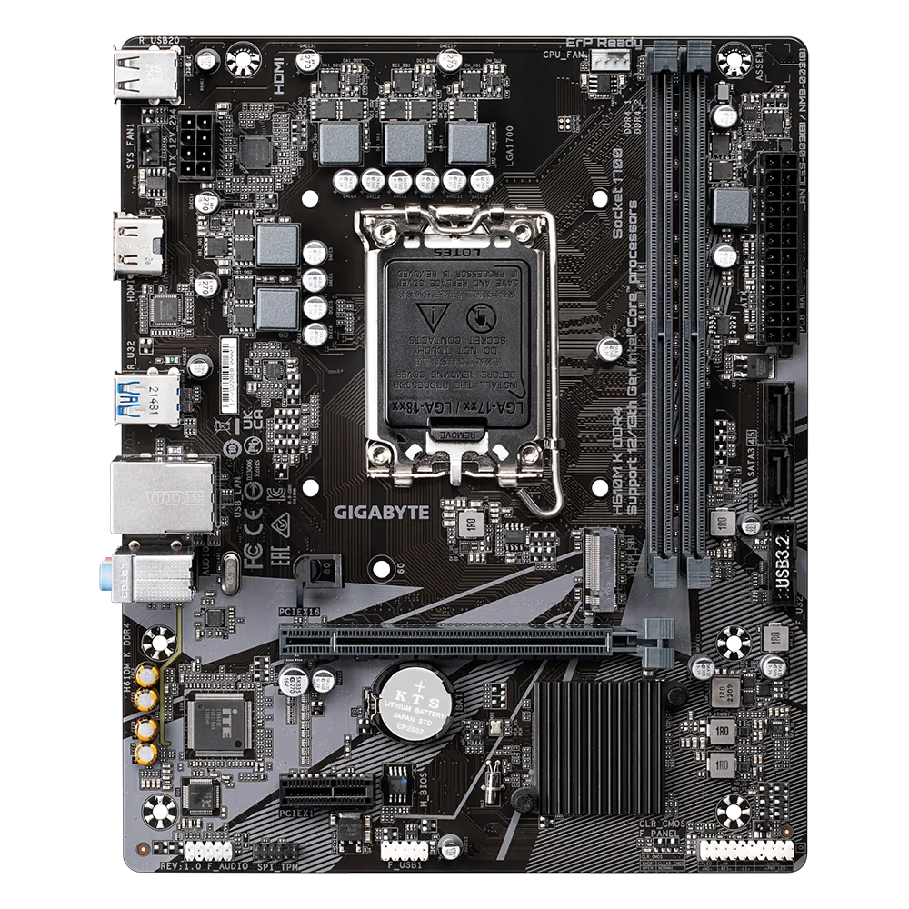GIGABYTE H610M K DDR4 (rev. 1.0)