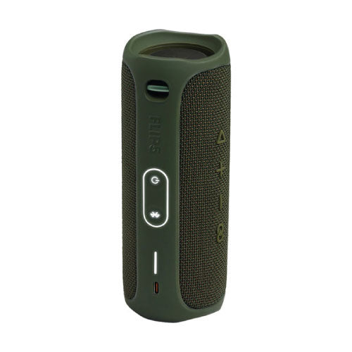 JBL Flip 5 Waterproof Bluetooth Speaker (Forest Green)