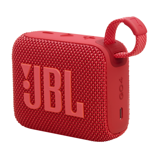 JBL Go 4 Portable Bluetooth Speaker (Red)