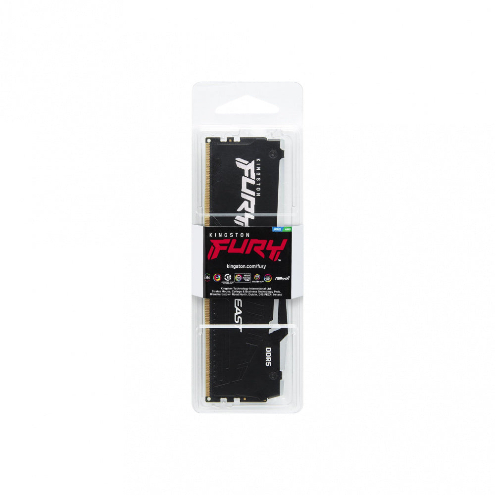 MEMORIA GAMER 16GB 5600 KINGSTON FURY BEAST BK KF556C40BBA-16 RGB XMP