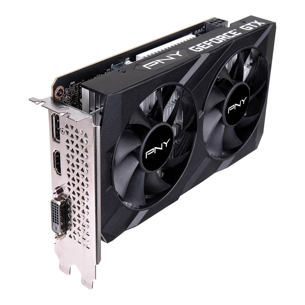 PNY GeForce GTX™ 1650 4 GB VERTO™ GDDR6 con doble ventilador