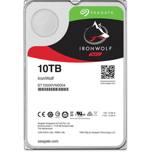 Seagate 10TB IronWolf 7200 rpm SATA III 3.5
