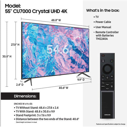 Samsung CU7000 Crystal UHD 55