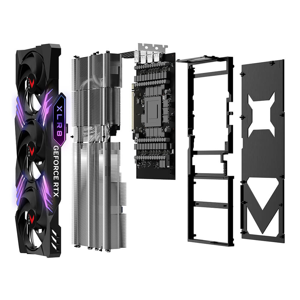 Tarjeta gráfica para juegos PNY GeForce RTX 4090 OC XLR8 de 24 GB Verto EPIC-X RGB™ TF