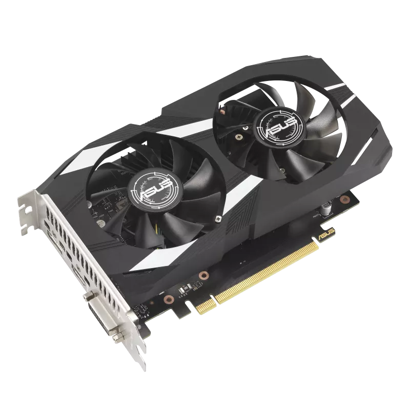 ASUS Dual GeForce RTX™ 3050 OC Edition 6GB GDDR6 con dos potentes ventiladores Rendimiento de juego AAA y trazado de rayos