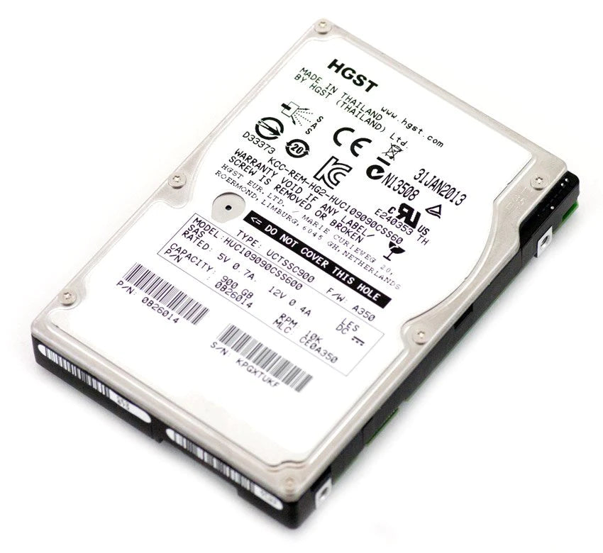 DISCO PARA SERVIDORES HITACHI  HUC109090CSS600 HGST 900GB 10K 2.5 6Gbs SAS